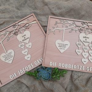 Family Tree from exotic plywoods