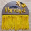 Teacher Name Board - w/ Sunflower & Coloured Tassel 4 262921346 468251204937636 464961894883749078 n