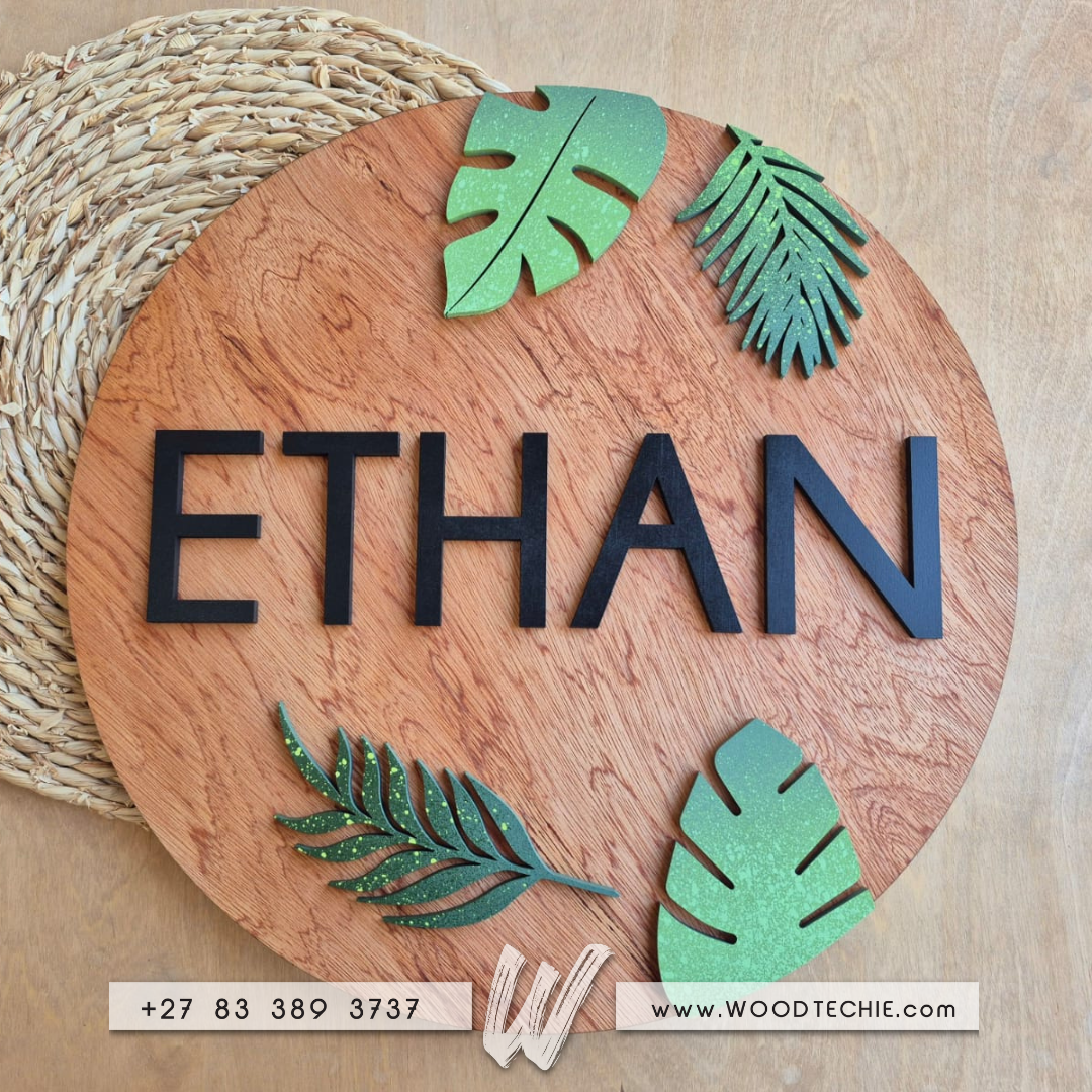 Name Board - Leaf Theme 3 Name Board - Leaf Theme - Image 3