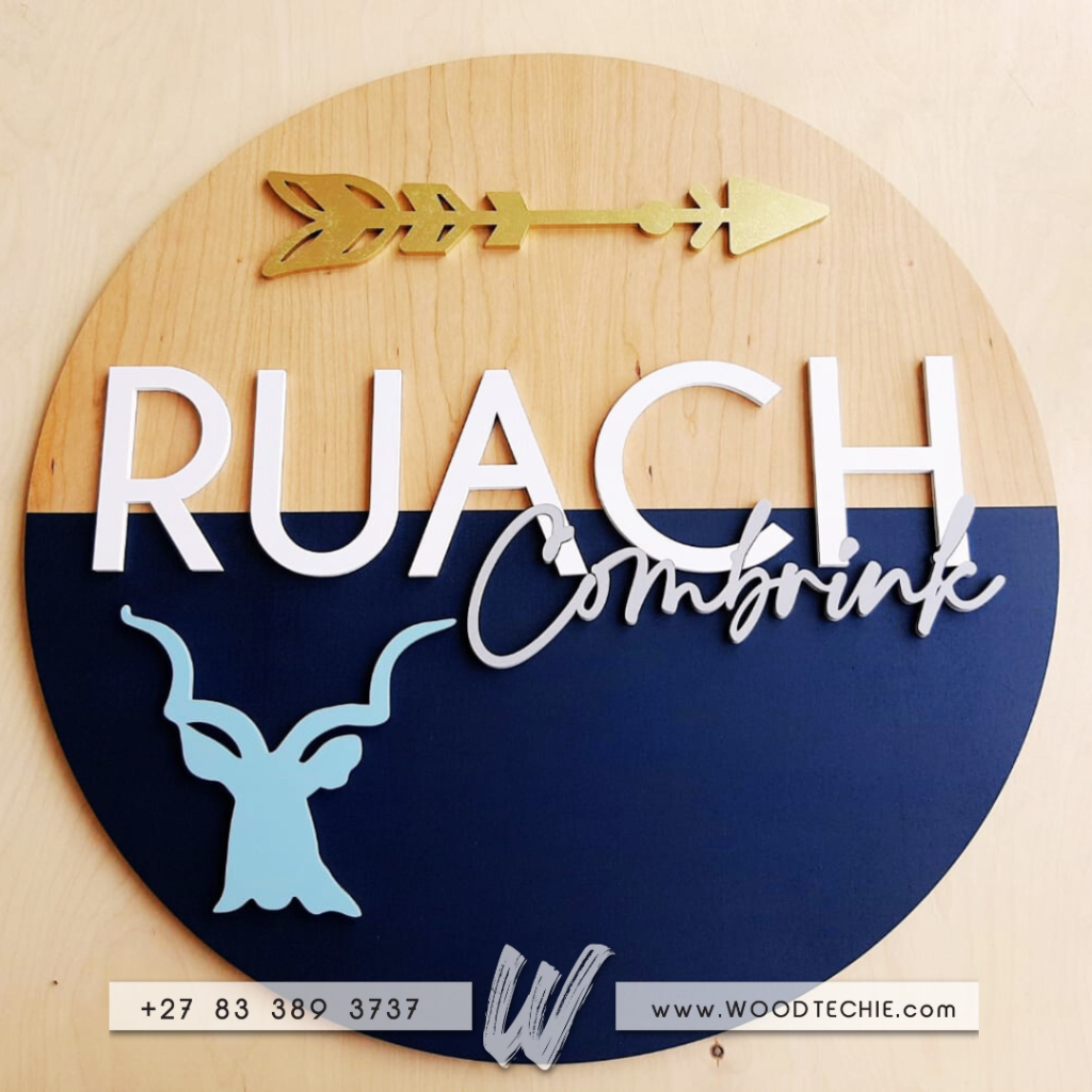 Arrow Name Board - Woodtechie