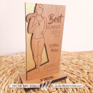 Medium Exotic Wood Trophies