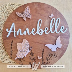 Name Board - Butterfly