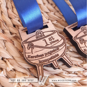 Exotic Wood Medal 6mm