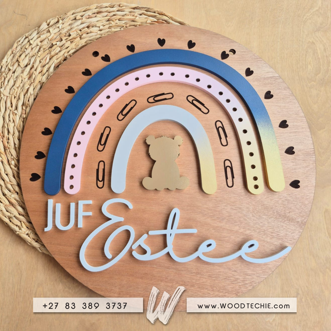 Teacher Name Board - Rainbow 2 Teacher Name Board - Rainbow - Image 2