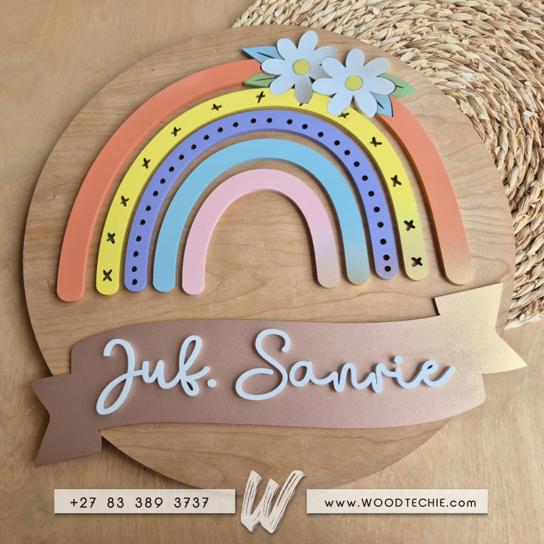 Teacher Name Board - Rainbow 3 Teacher Name Board - Rainbow - Image 3