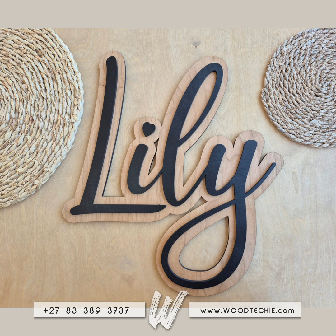 Word Cut Out - Layered 3 Word Cut Out - Layered - Image 3