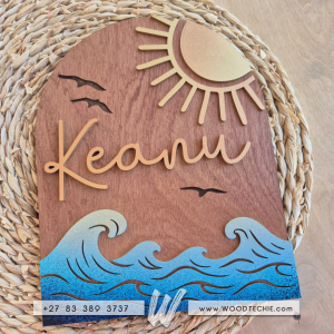 Midi Name Board - Ocean Theme