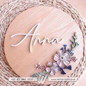 Name Board - Elegance in Bloom
